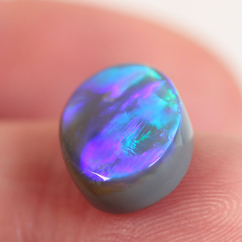 3.8ct Dark Opal - 9 x 11 x 4.7mm
