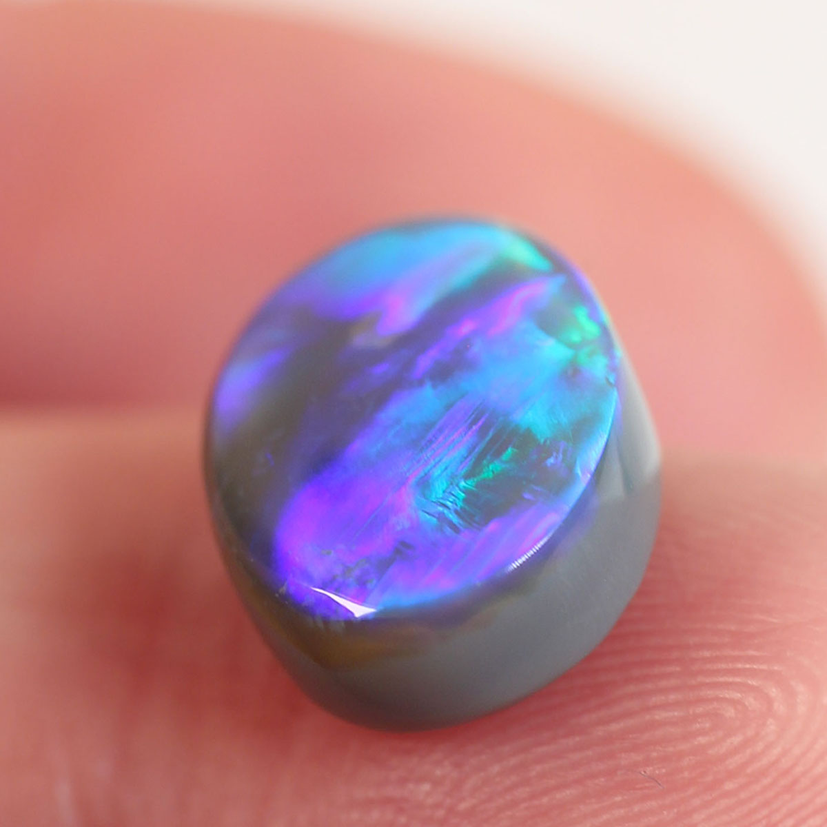 3.8ct Dark Opal - 9 x 11 x 4.7mm
