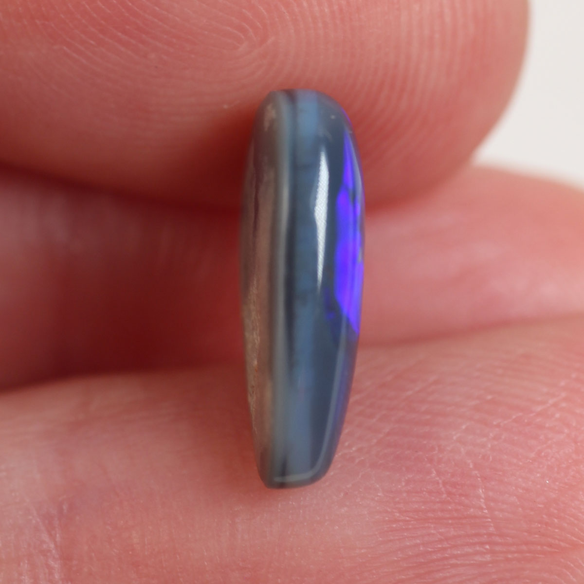 3.34ct Black Opal - 10.4 x 13.6 x 3.8mm