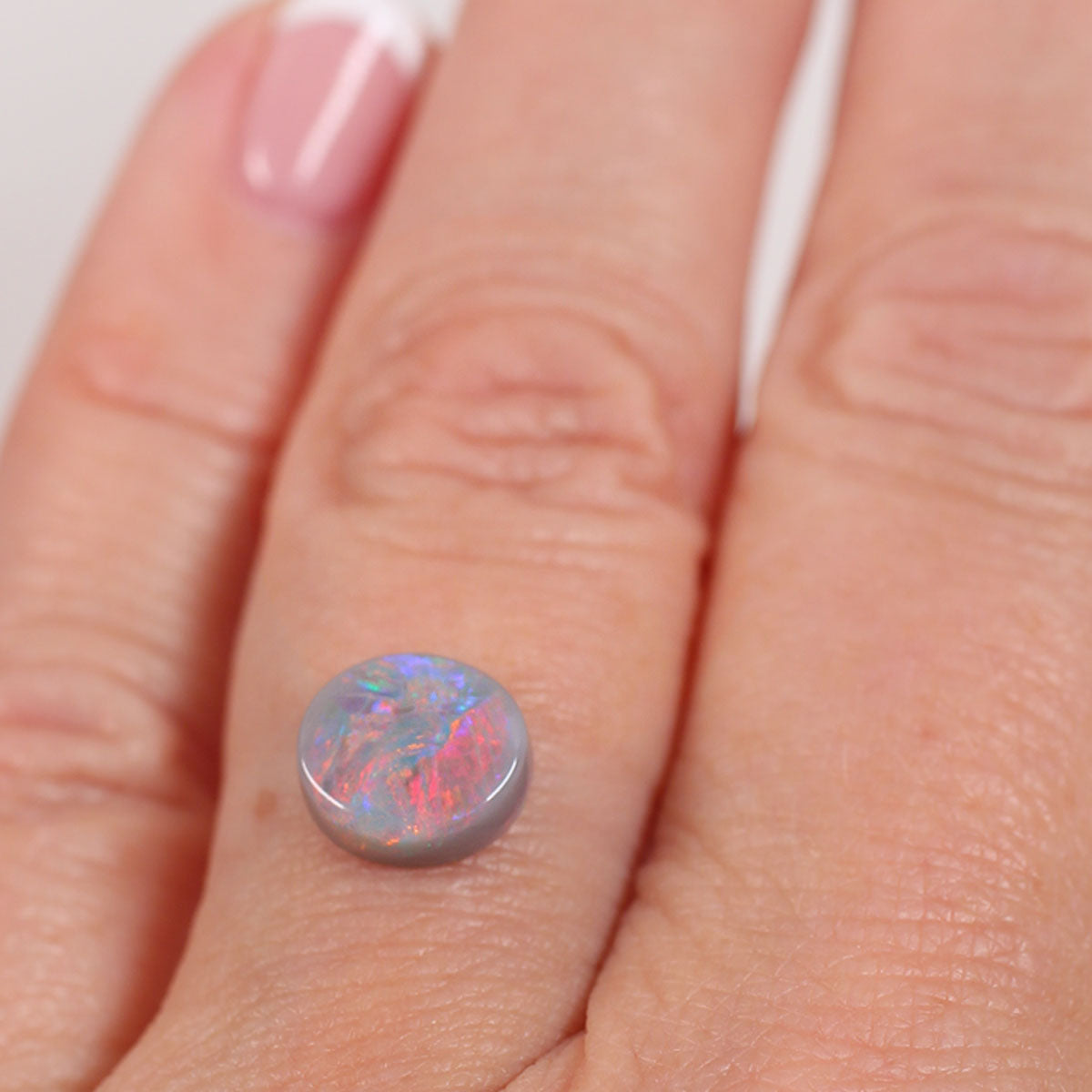 1.8ct Dark Opal - 8 x 8.9 x 3.7mm