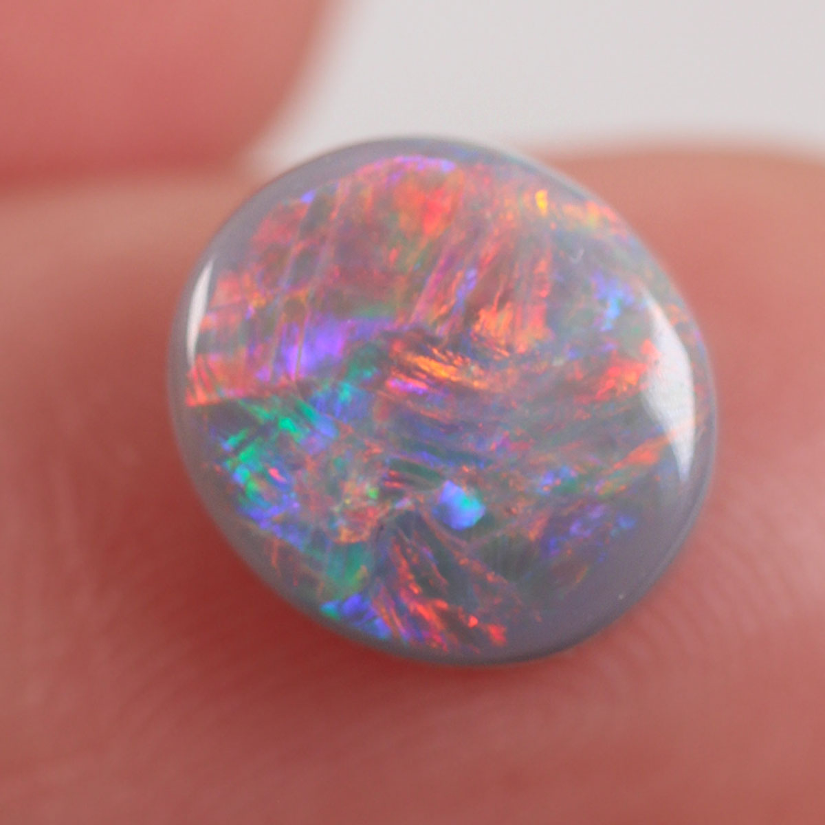 1.8 ct Dark Opal - 8 x 8.9 x 3.7mm