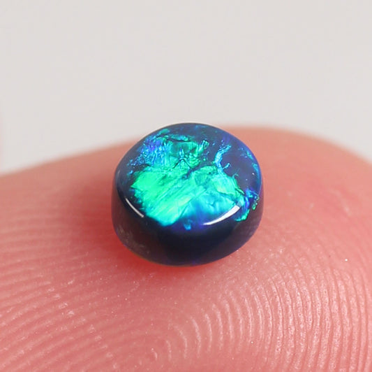 2 ct Black Opal - 4.7 x 4.8 x 2.2 mm