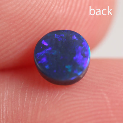 2 ct Black Opal - 4.7 x 4.8 x 2.2 mm