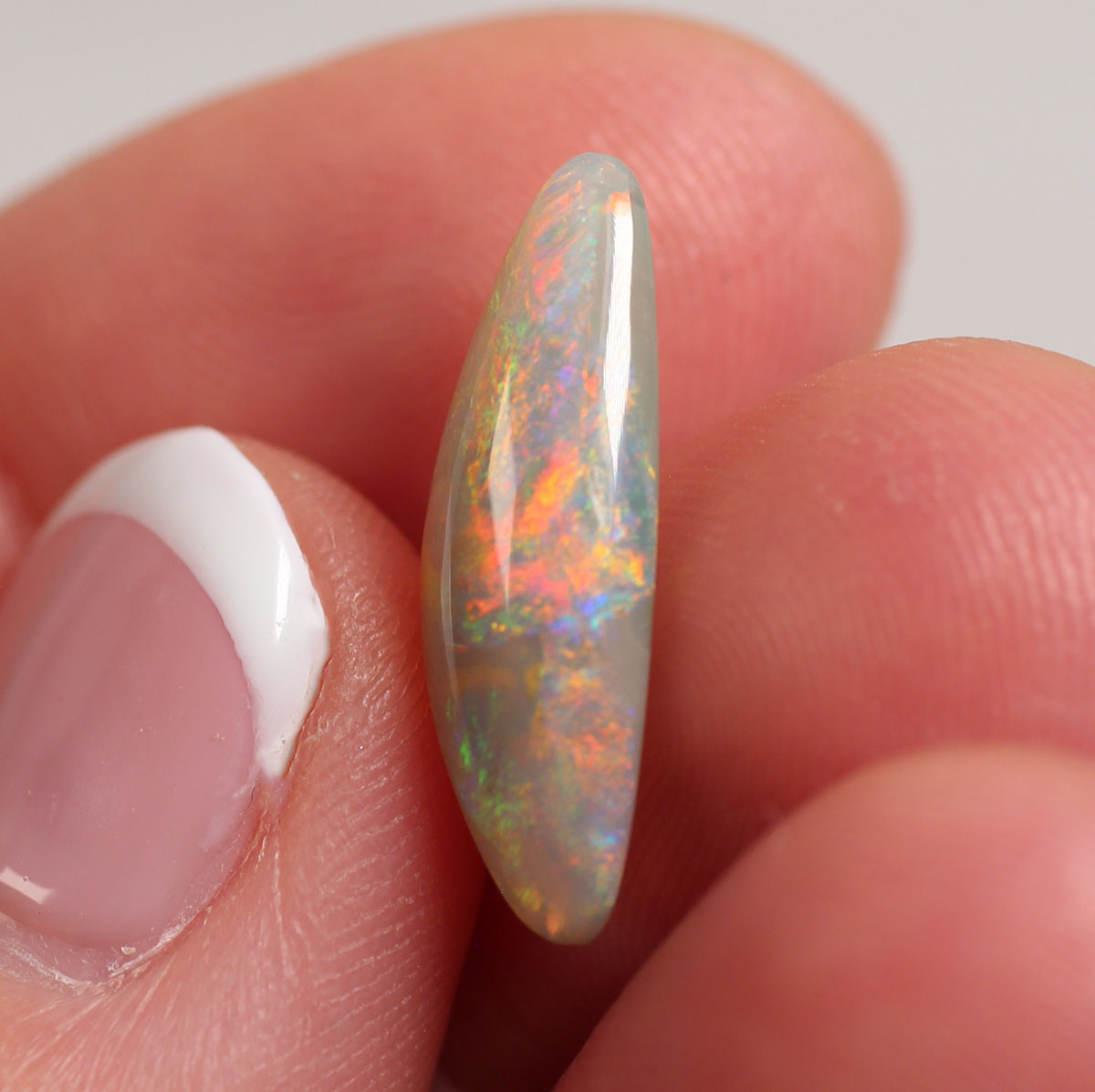 3.33ct Dark Opal - 7.4 x 19.3 x 4.2mm