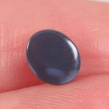 0.84 ct Black Opal - 6 x 7.2 x 3mm
