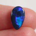 2.3ct black opal from Lightning Ridge with purple flagstone play-of-colour