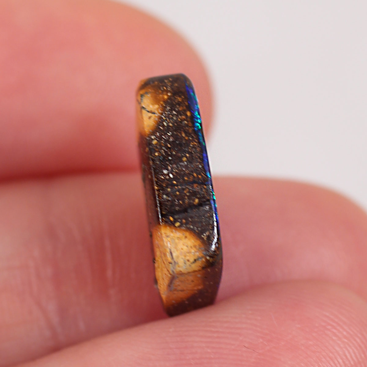 7.12 ct Boulder Opal - 10.5 x 15.2 x 4.2mm