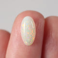 Natural light opal from Coober Pedy, 1.75ct with soft orange-pink flash