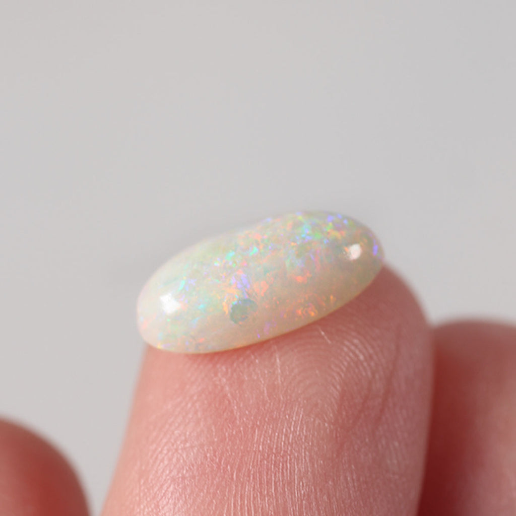 Further detail of light opal from Coober Pedy