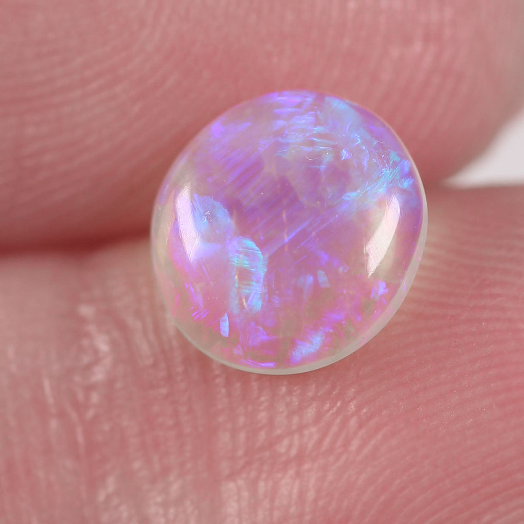 0.9ct Light Crystal Opal - 7.4 x 7.8 x 2.6mm