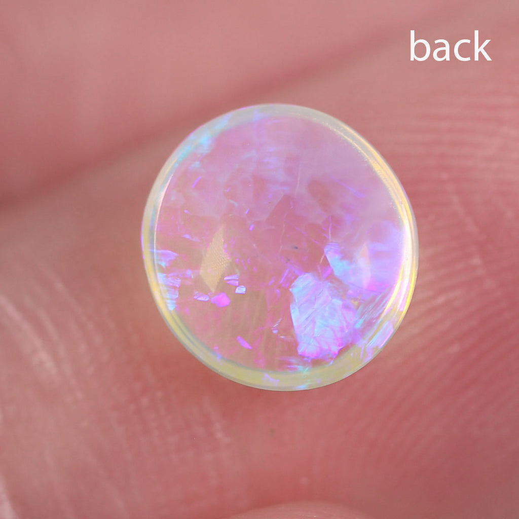 0.9ct Light Crystal Opal - 7.4 x 7.8 x 2.6mm