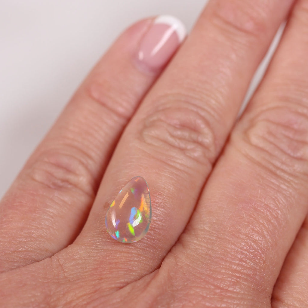 1.7ct Double Sided Crystal Opal - 7.4 x 11.8 x 3.8mm