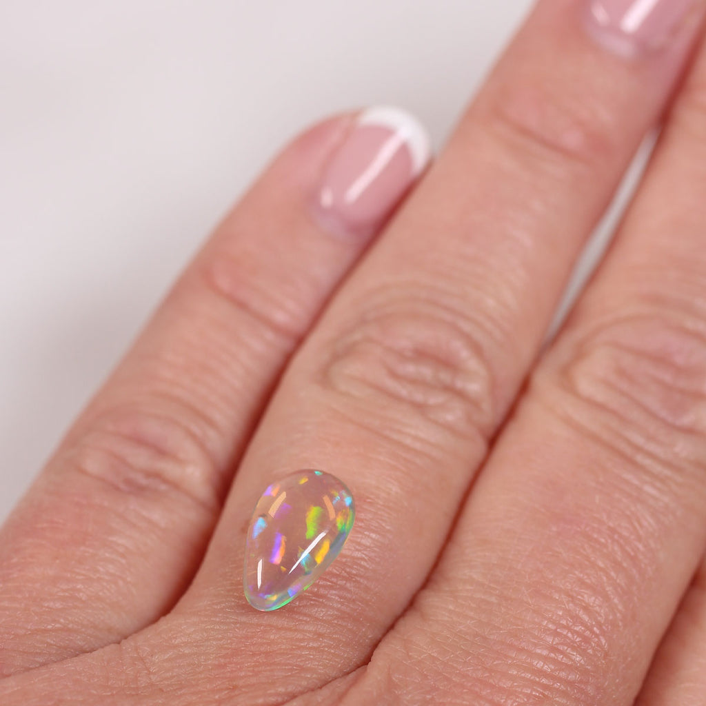 1.7ct Double Sided Crystal Opal - 7.4 x 11.8 x 3.8mm