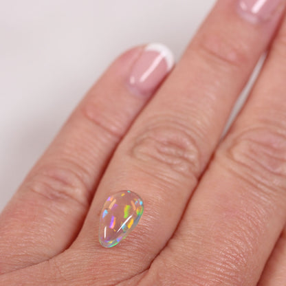 1.7ct Double Sided Crystal Opal - 7.4 x 11.8 x 3.8mm