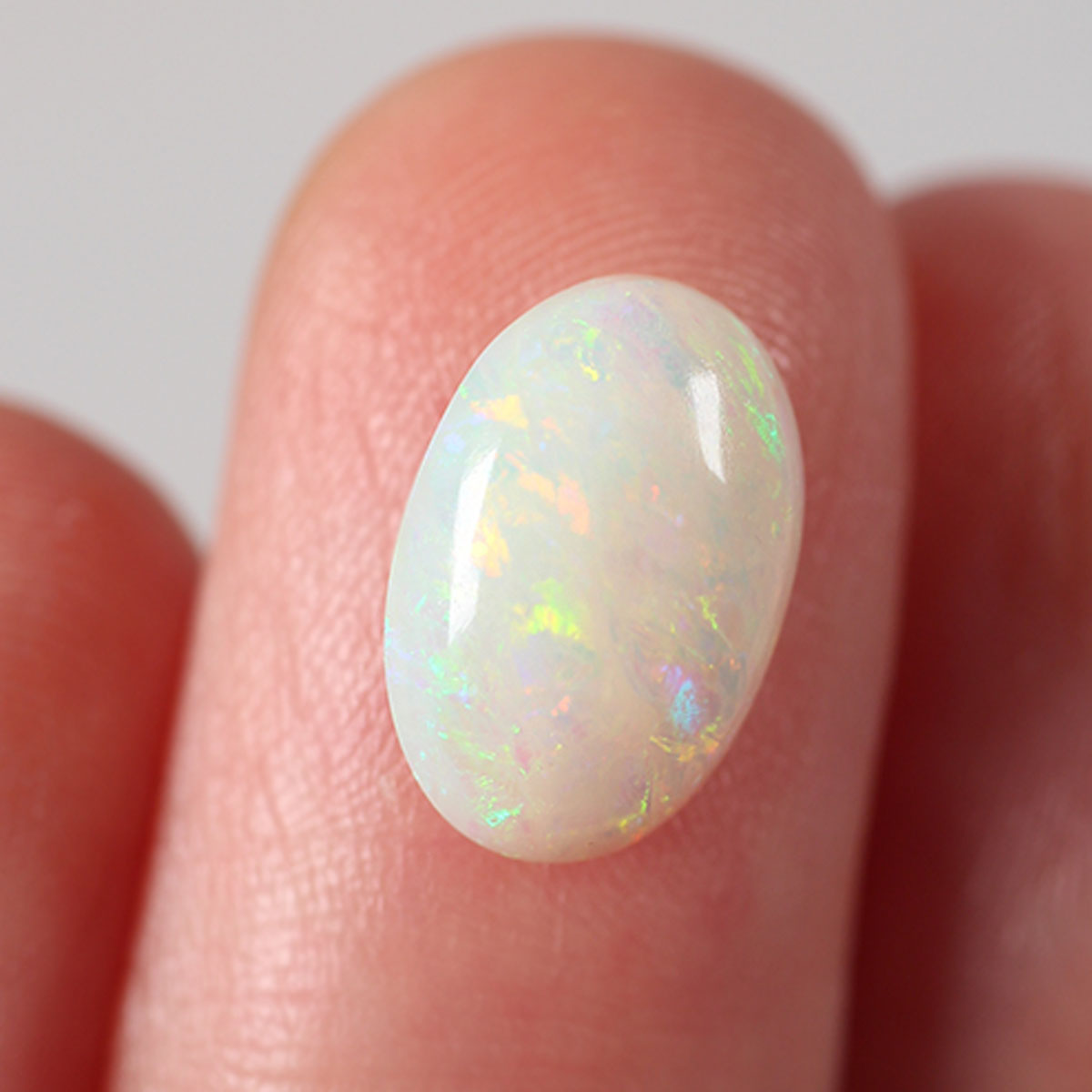 Further detail of light opal from Coober Pedy