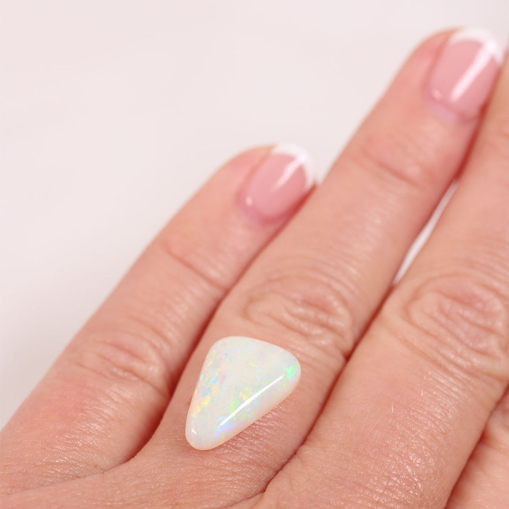 3.8ct Light Opal - 11 x 16 x 3.8mm