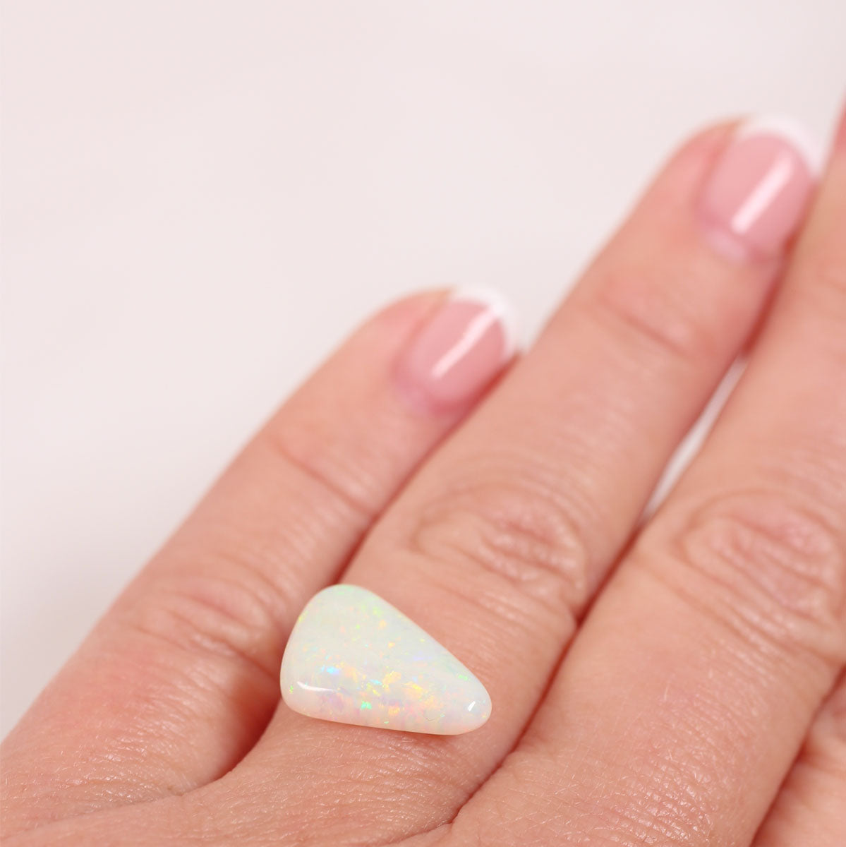 3.8ct Light Opal - 11 x 16 x 3.8mm