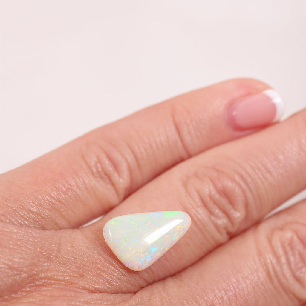 3.8ct Light Opal - 11 x 16 x 3.8mm