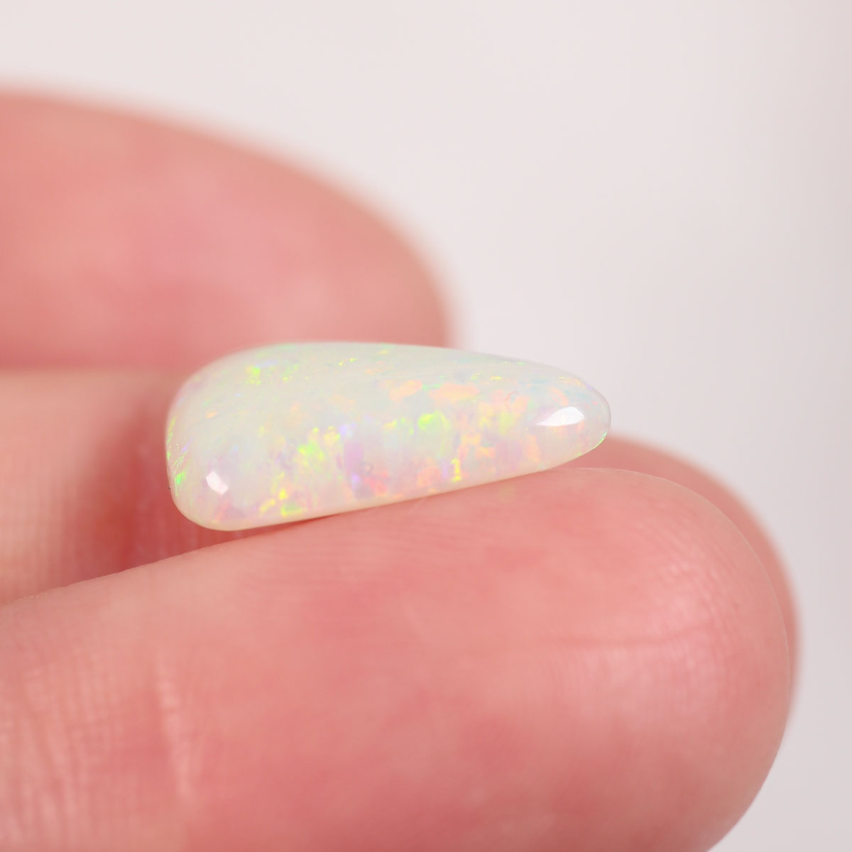 3.8ct Light Opal - 11 x 16 x 3.8mm