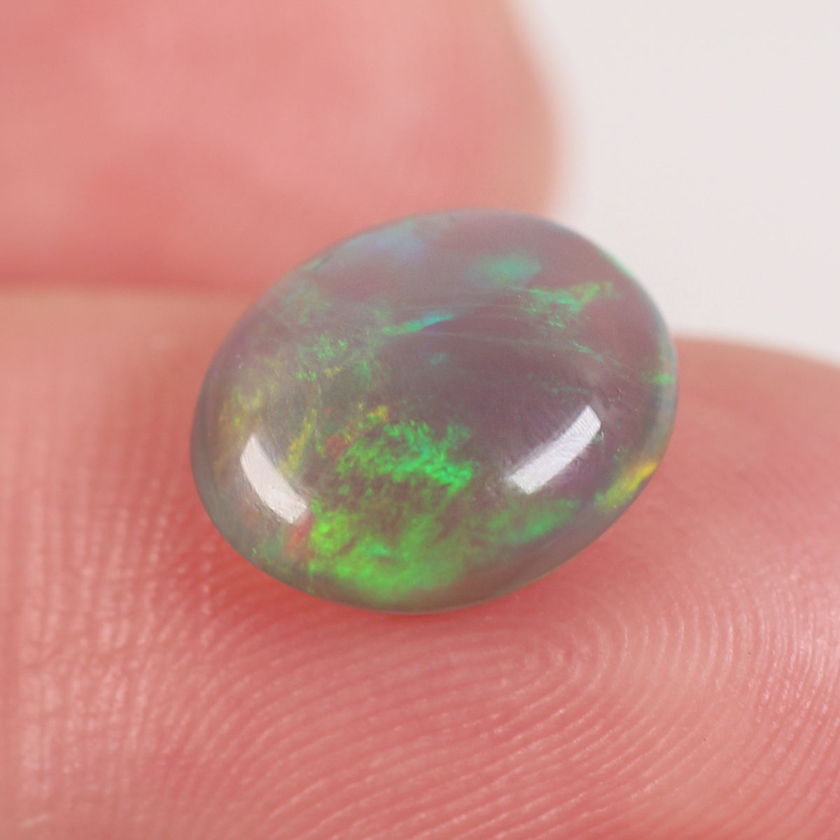 2ct Dark Crystal Opal - 8.5 x 10 x 4mm
