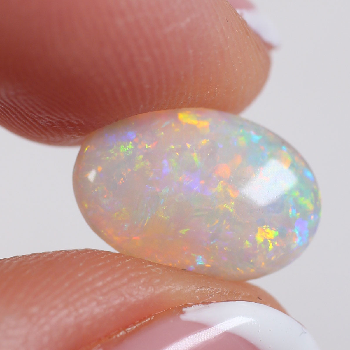 2ct Light Opal - 8.5 x 12.5 x 3.5mm