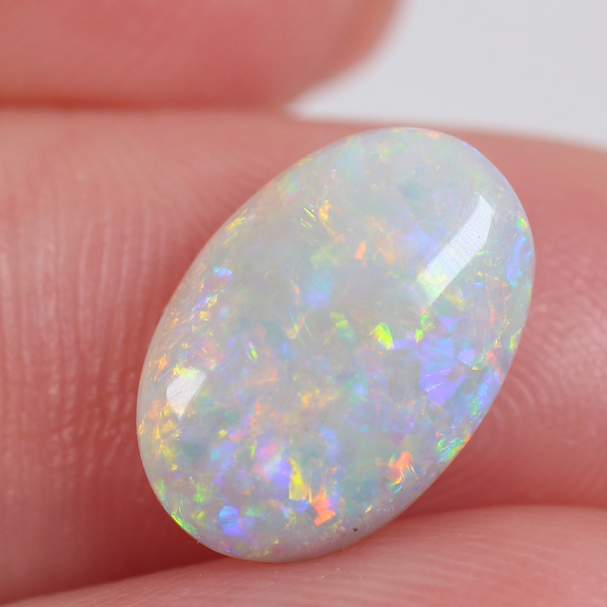 2ct Light Opal - 8.5 x 12.5 x 3.5mm