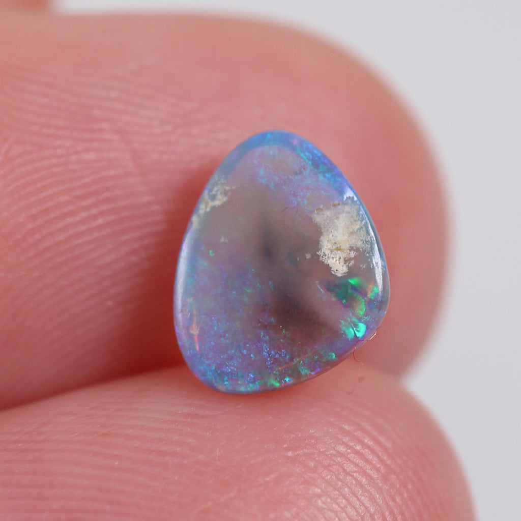 1ct Dark Crystal Opal - 7 x 8.5 x 3mm