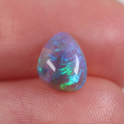 1 ct Dark Crystal Opal - 7 x 8.5 x 3mm