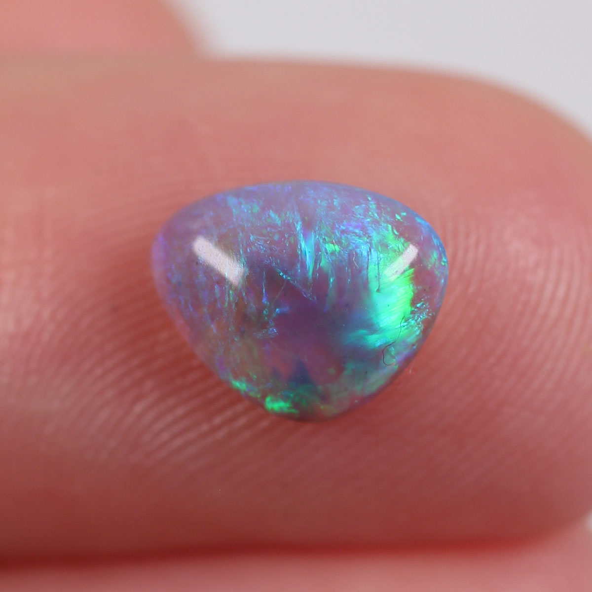 1ct Dark Crystal Opal - 7 x 8.5 x 3mm