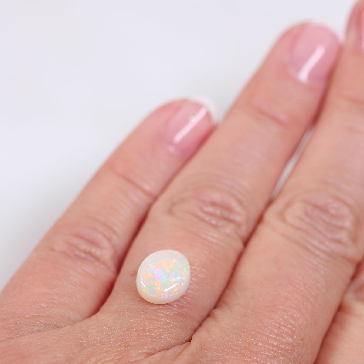 2.02ct Light Opal - 8 x 9.5 x 4mm