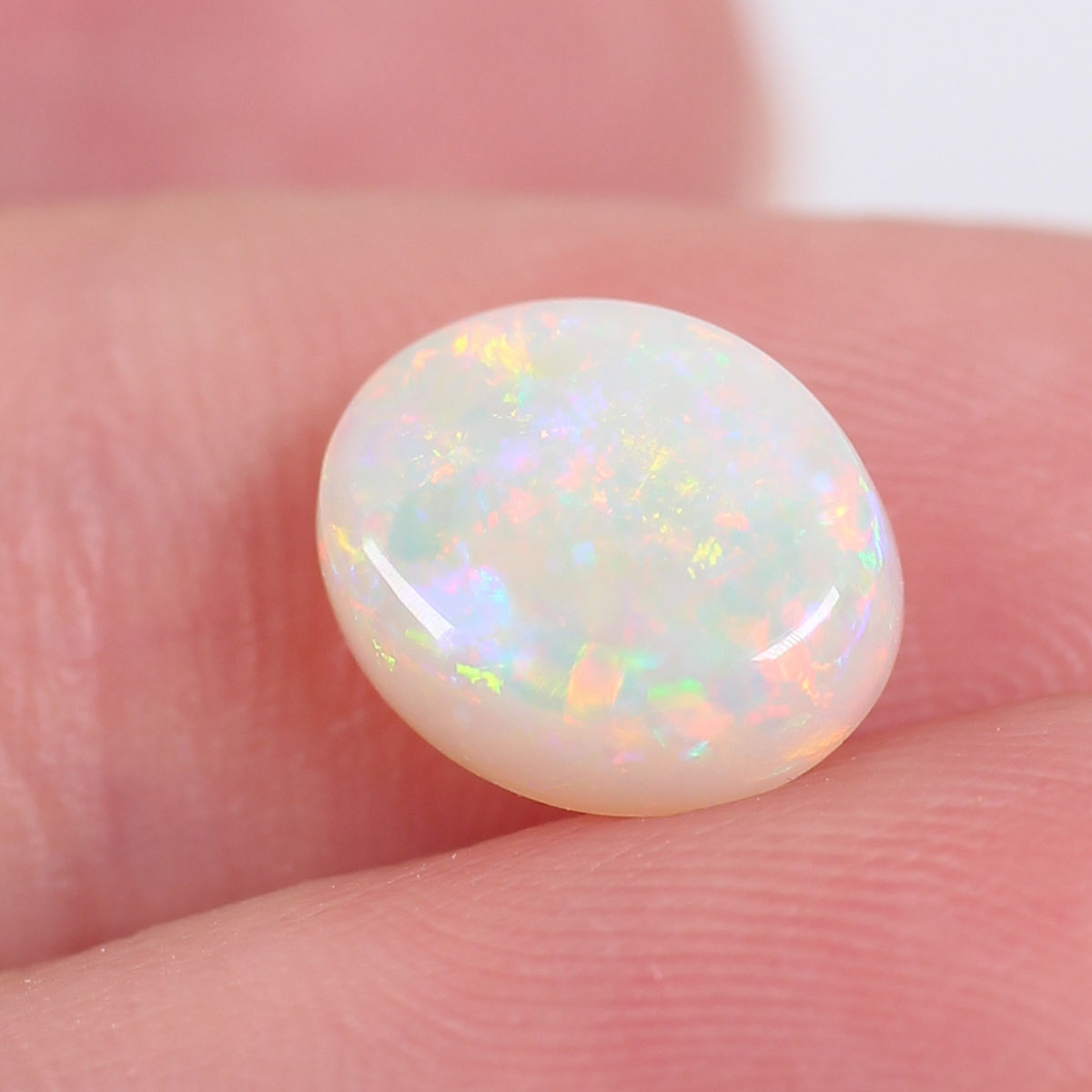 2.02ct Light Opal - 8 x 9.5 x 4mm