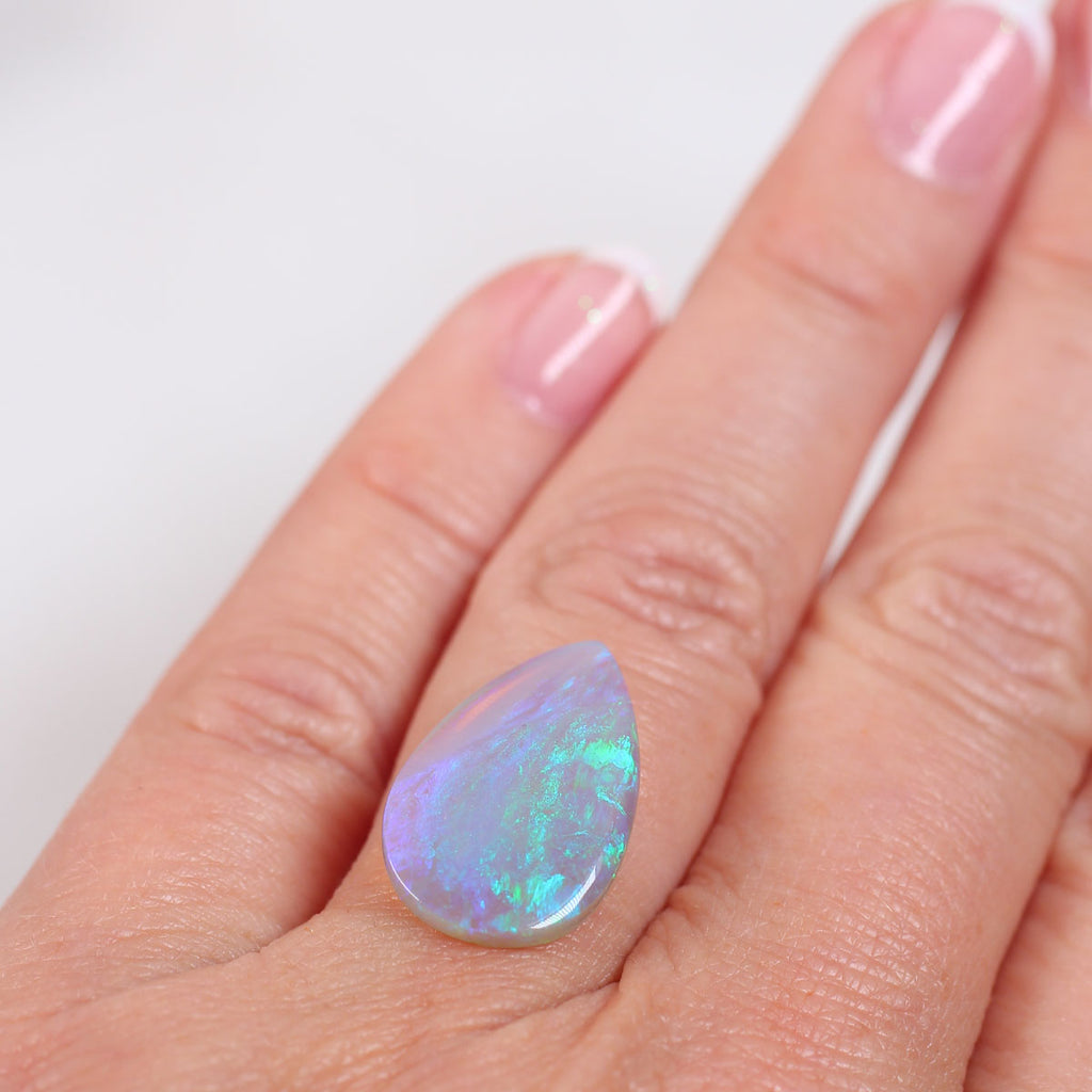 5.45ct Double Sided Crystal Opal - 12.7 x 19 x 3.5mm