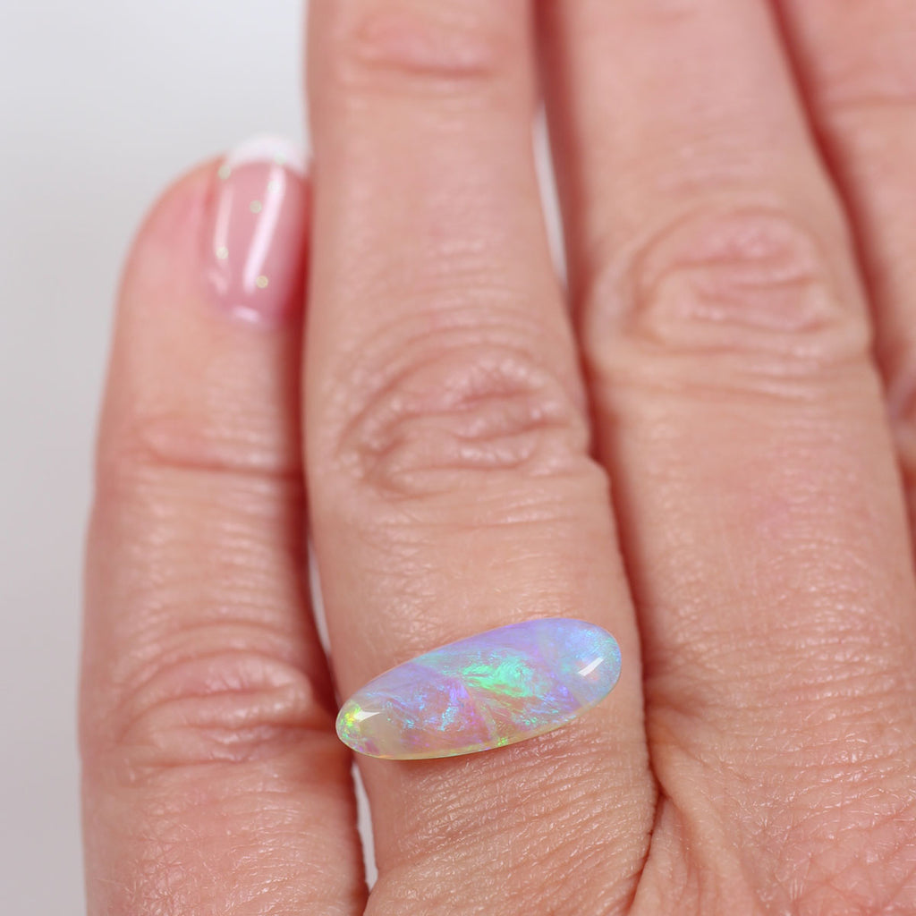 2.02ct Double Sided Crystal Opal - 6.7 x 16 x 3.3mm