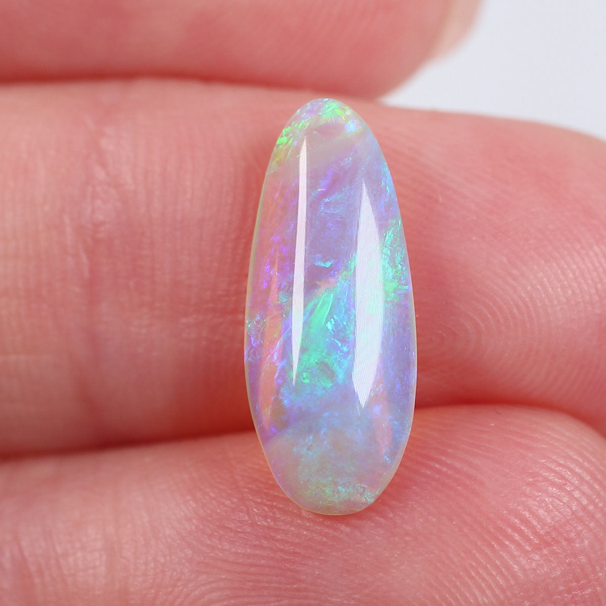2.02ct Double Sided Crystal Opal - 6.7 x 16 x 3.3mm