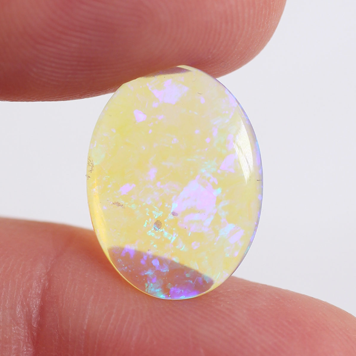 3ct Double Sided Crystal Opal - 11.5 x 15 x 2.5mm