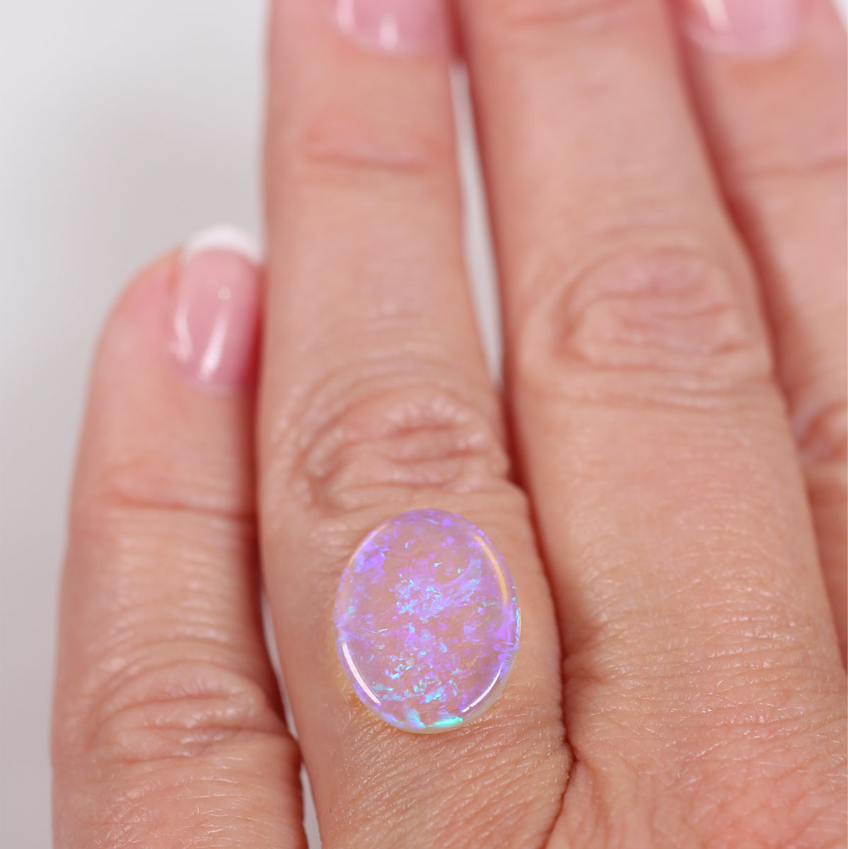 3ct Double Sided Crystal Opal - 11.5 x 15 x 2.5mm