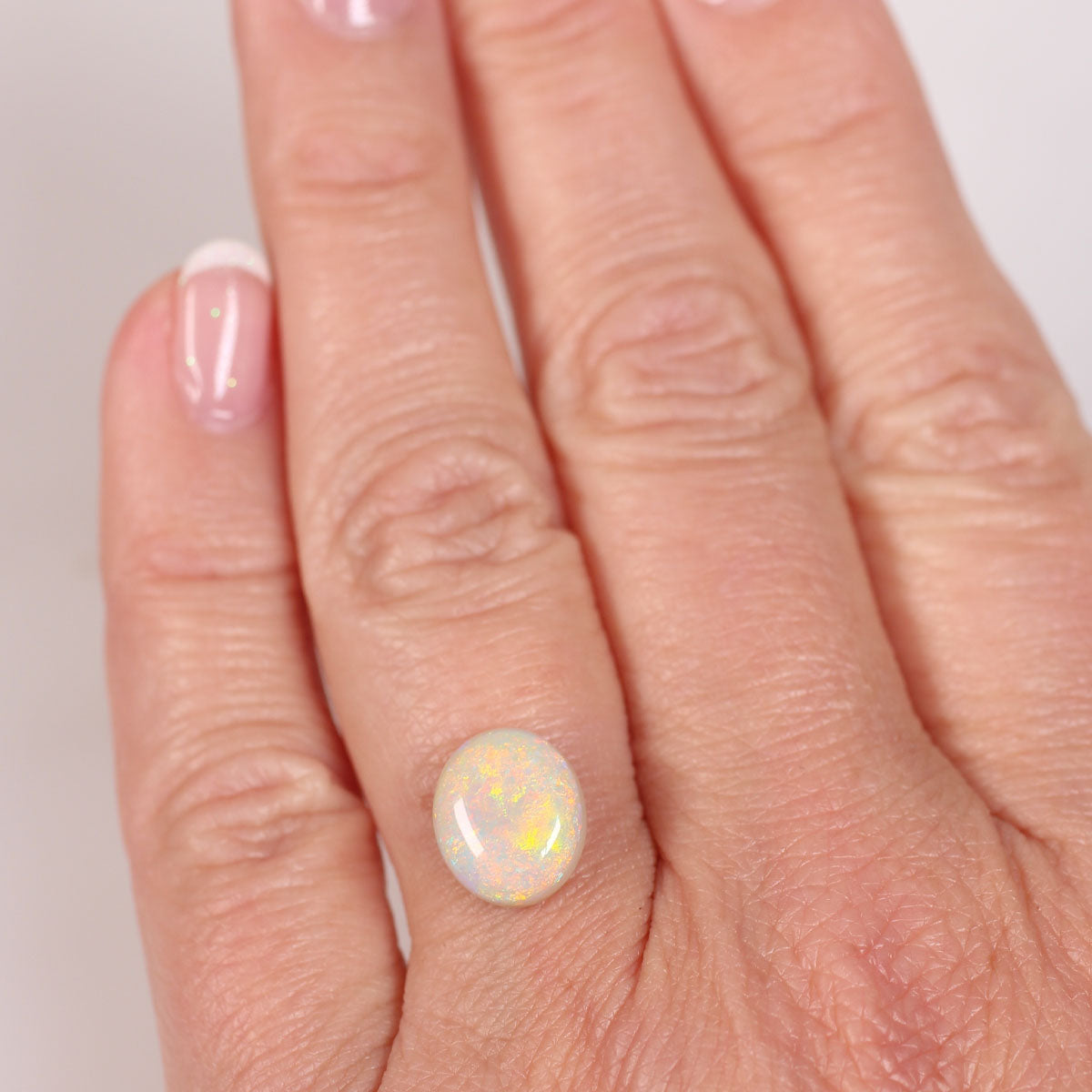 3.13ct Dark Opal - 9 x 11 x5mm