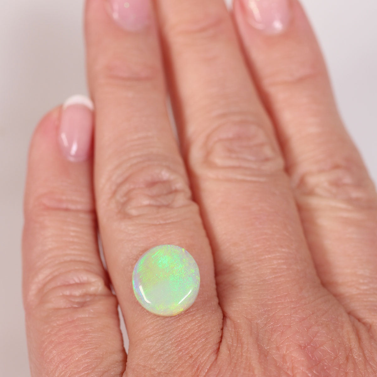 3.60ct Dark Crystal Opal - 11 x 12 x 4mm