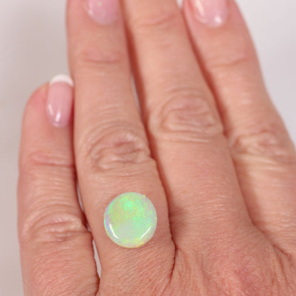 3.60ct Dark Crystal Opal - 11 x 12 x 4mm