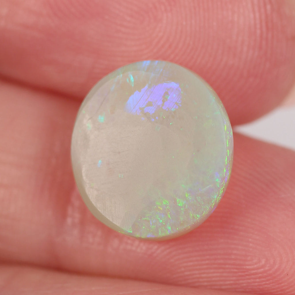 3.60ct Dark Crystal Opal - 11 x 12 x 4mm
