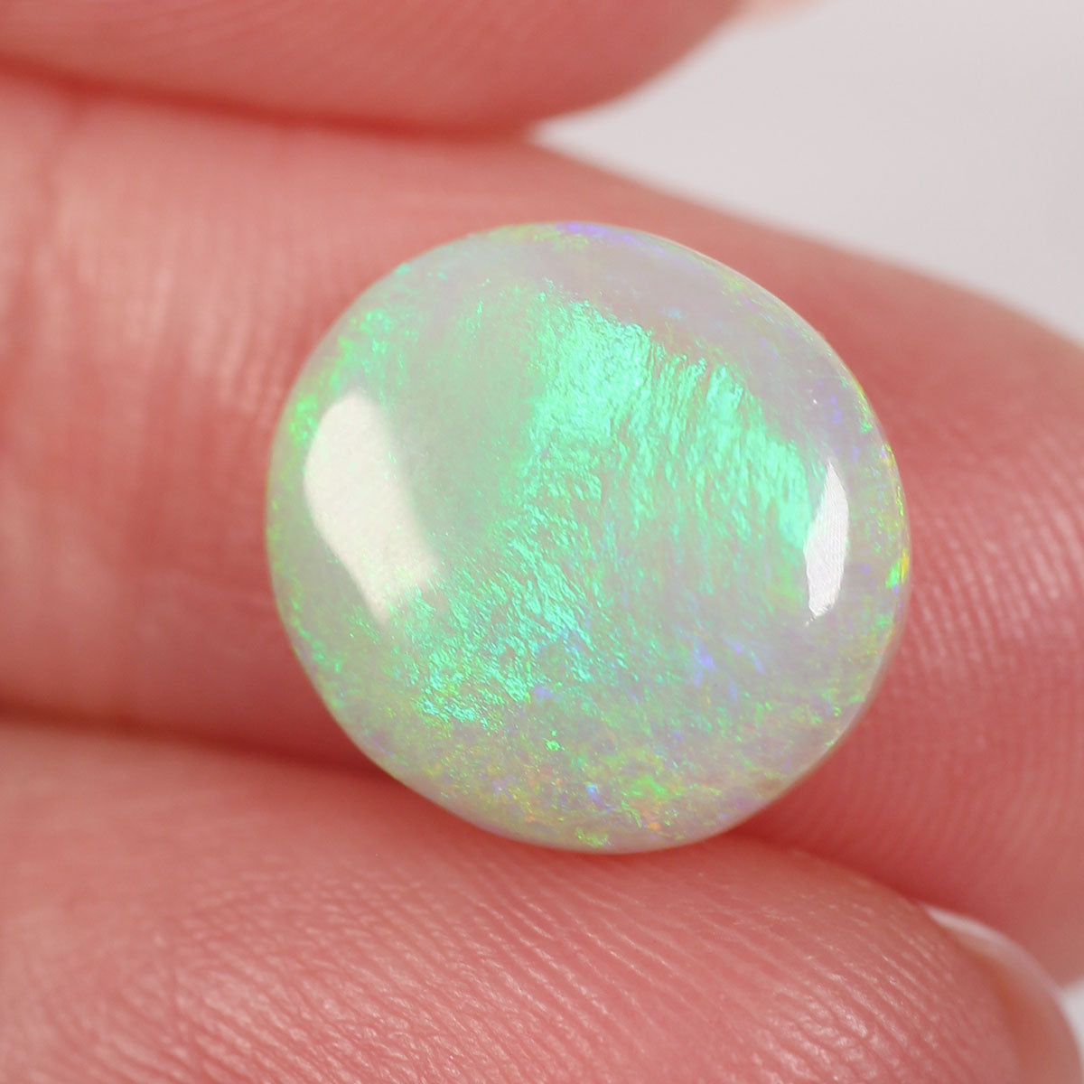 3.60ct Dark Crystal Opal - 11 x 12 x 4mm