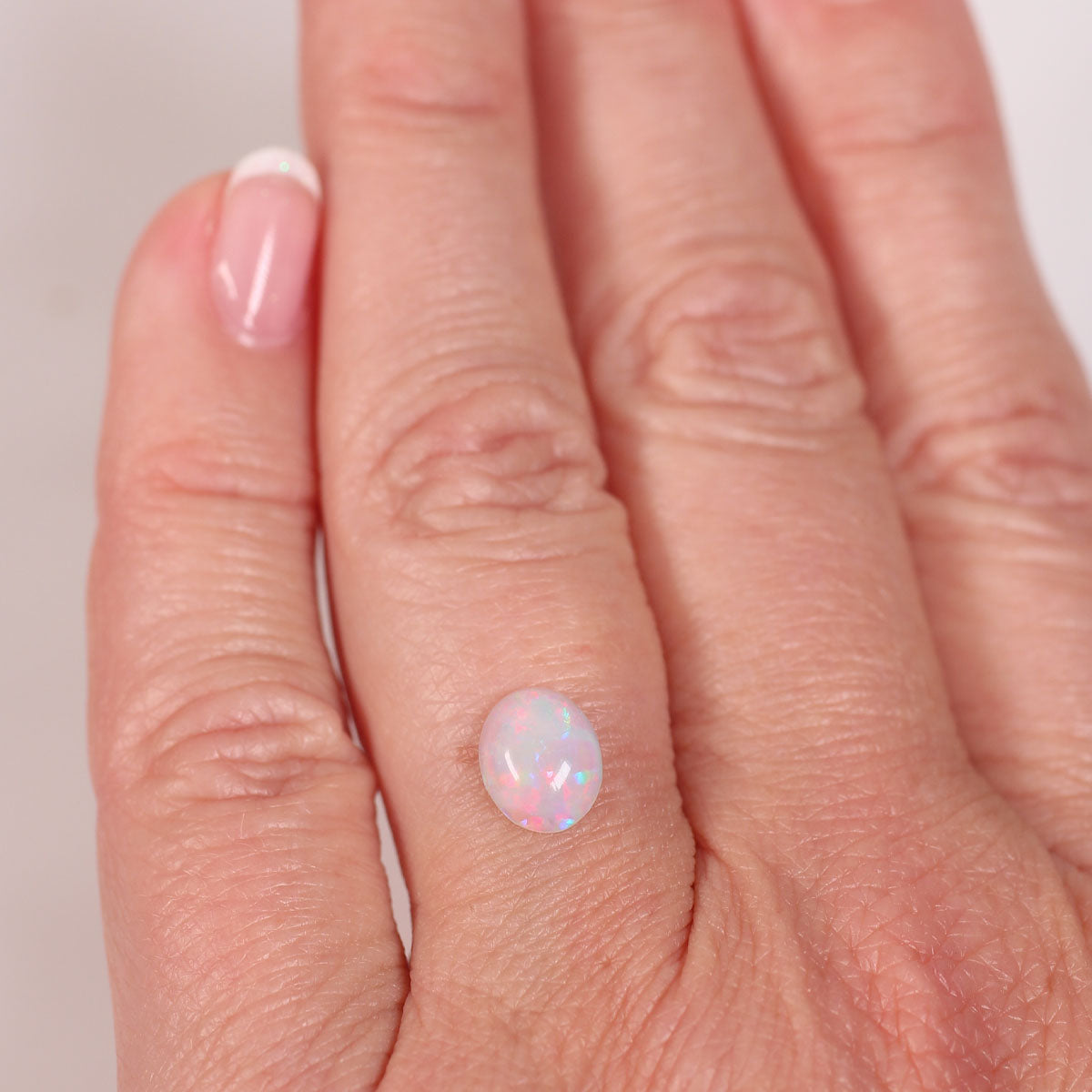 0.98ct Light Opal - 7 x 9 x 3mm
