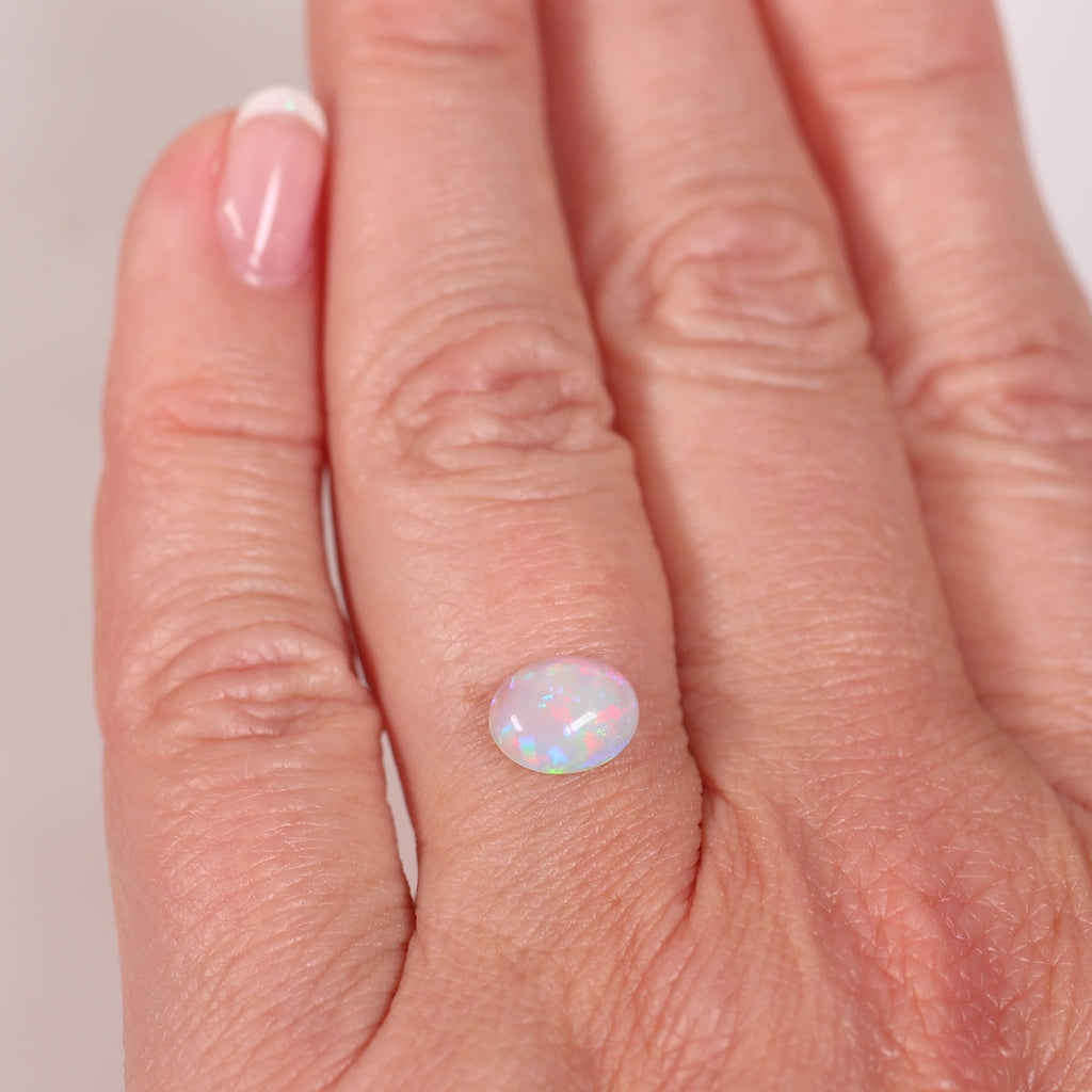 0.98ct Light Opal - 7 x 9 x 3mm