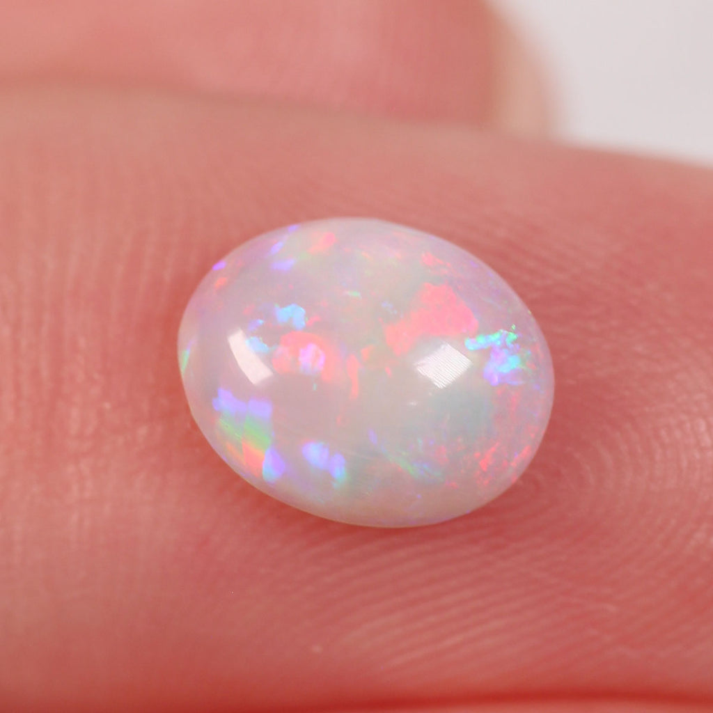 0.98ct Light Opal - 7 x 9 x 3mm