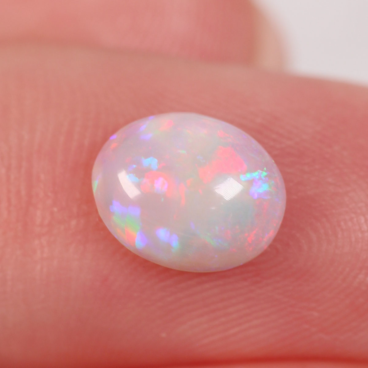 0.98ct Light Opal - 7 x 9 x 3mm