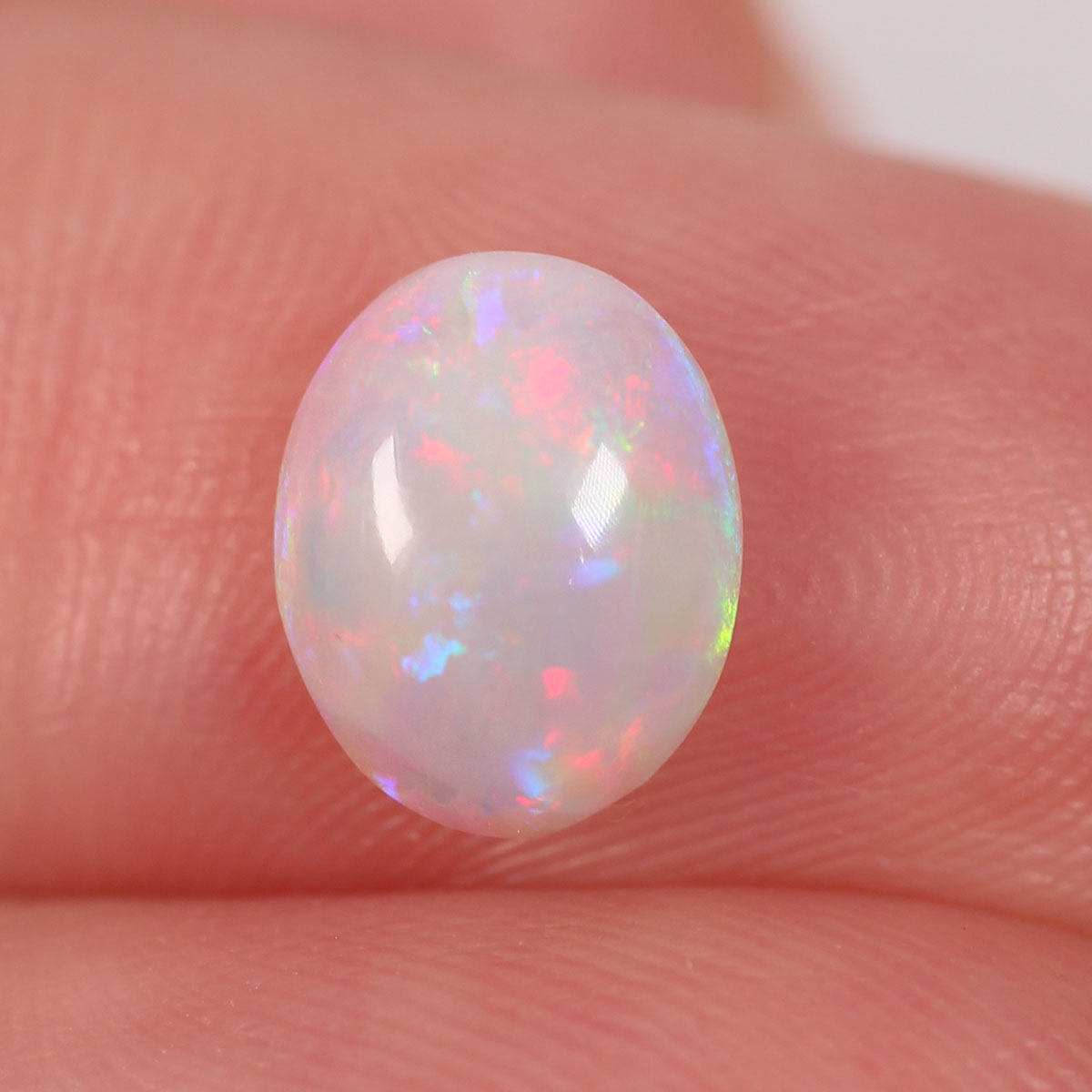 0.98ct Light Opal - 7 x 9 x 3mm