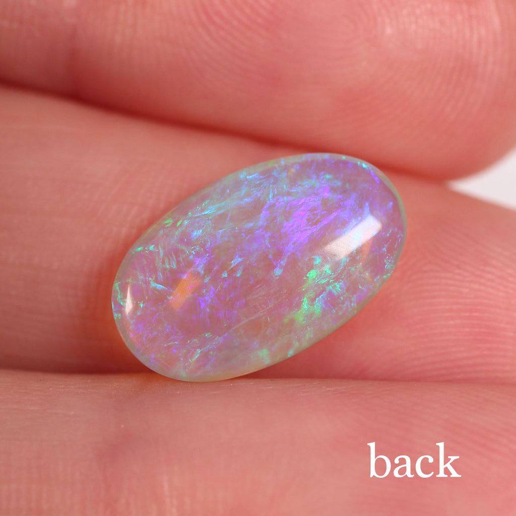 2.56ct Double Sided Crystal Opal - 9 x 14.5 x 4mm