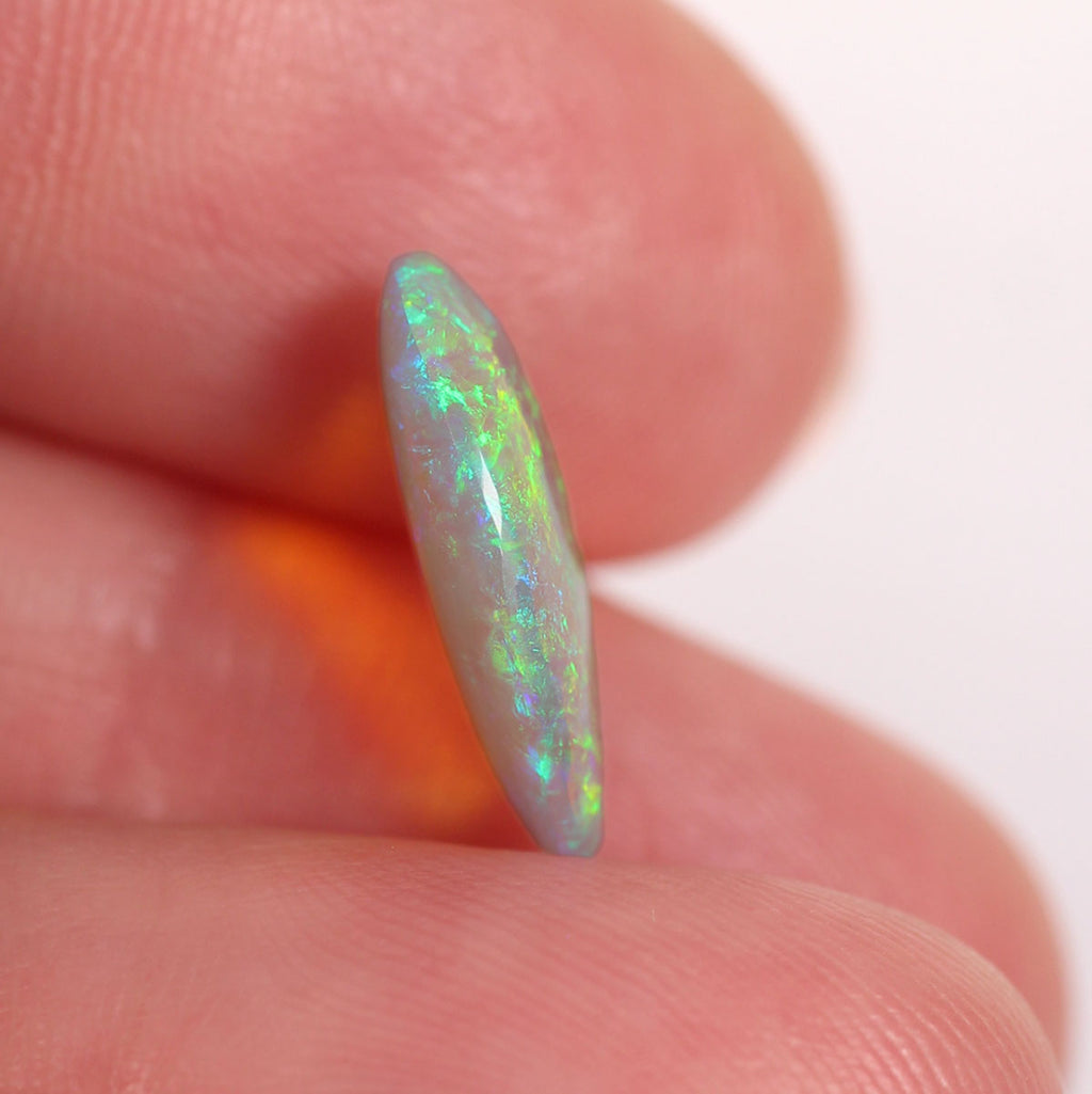 2.56ct Double Sided Crystal Opal - 9 x 14.5 x 4mm