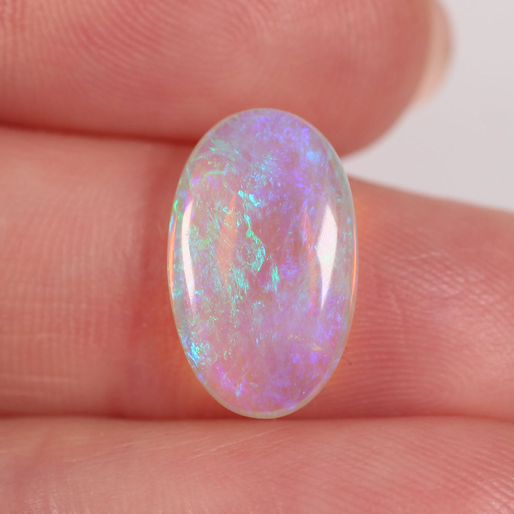 2.56ct Double Sided Crystal Opal - 9 x 14.5 x 4mm