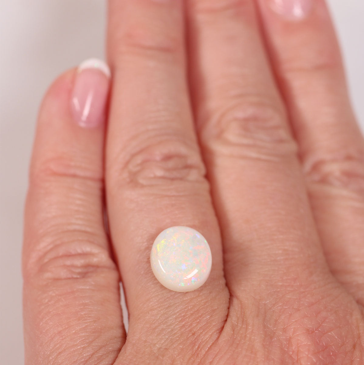 2.74ct Light Opal - 10 x 11 x 4mm